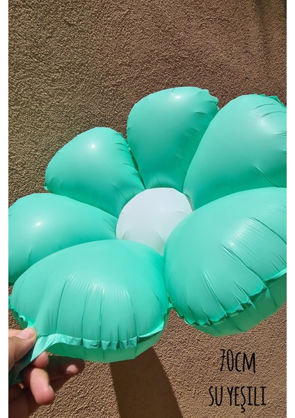 Su Yeşili Papatya Folyo Balon 70CM modelleri
