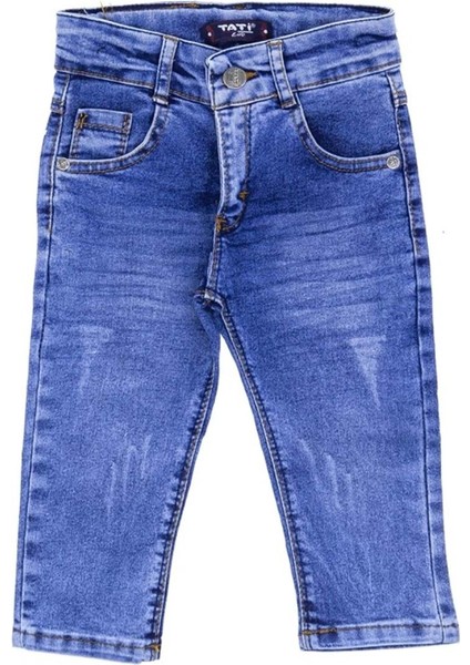 1023957 9-12 Yaş -4859- Kot Pantolon - Mavi - 12-13 Yaş