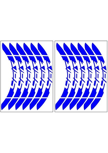 Reflektör Mavi Yamaha Ybr Uyumlu Büyük Jant Şeridi