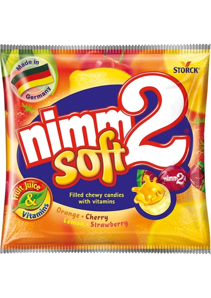 Nimm2 Soft Karışık Meyve Aromalı Şeker 116 gr