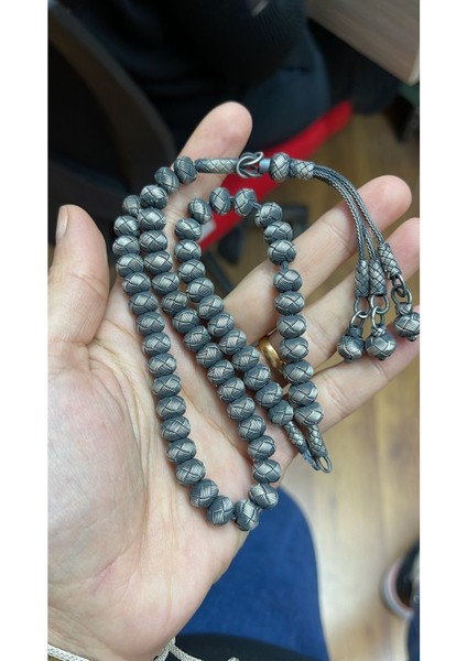 Zarafetin Incisi: Oksitli Gümüş Kazaziye Tesbih ve Bileklik Kombini- Hediyelik Özel Kutusunda