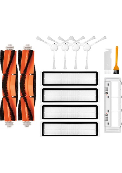 Dreame Bot D9 / D9 Pro / D9 Max L10 Pro Robotik Elektrikli Süpürge Parçaları Için Ana Yan Fırça Filtre Fırça Kapağı Değiştirme (Yurt Dışından)
