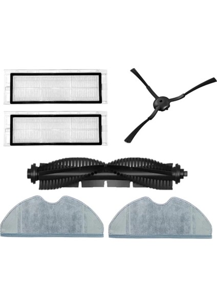 Rulo Fırça Yan Fırça Hepa Filtre Paspas Bezi Qihoo 360 S7 Pro Robotik Elektrikli Süpürge Yedek Parça Aksesuarları (Yurt Dışından)