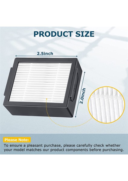 Irobot Roomba Serisi Için 9 Adet Yedek Hepa Filtre: E5 E6 E7 I1 I3 I4 I5 I6 I7 I8 J7 Elektrikli Süpürgeler (J7 + Için Değil) (Yurt Dışından) fırsatları