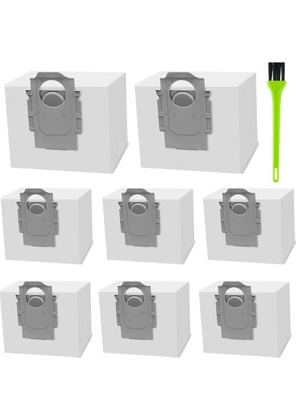 Roborock Q7 Max /q7 Max+ / Q7 Max Plus Için 8 Paket Toz Torbası, Roborock S7 Maxv Ultra/s7 Pro Ultra Elektrikli Süpürge Için (Yurt Dışından)