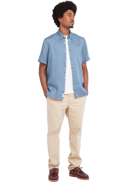 Linen Erkek Kısa Kollu Gömlek - TB0A2DCC fırsatları