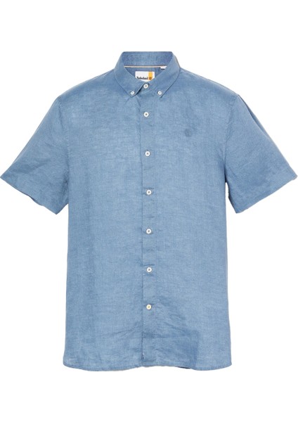 Linen Erkek Kısa Kollu Gömlek - TB0A2DCC indirimleri