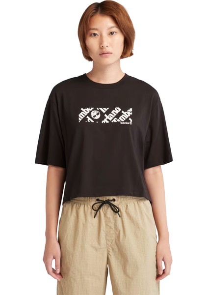 Logo Pack Cropped Tee Kadın T-Shirt - TB0A69B8