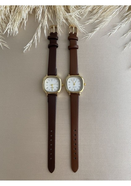 Retro Minimal Vintage Deri Kordon Kadın Kol Saati modelleri