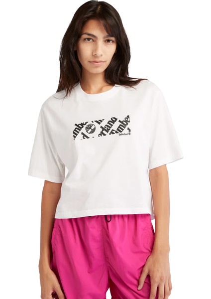 Logo Pack Cropped Tee Kadın T-Shirt - TB0A69B8