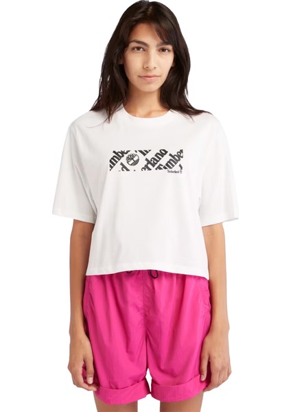 Logo Pack Cropped Tee Kadın T-Shirt - TB0A69B8