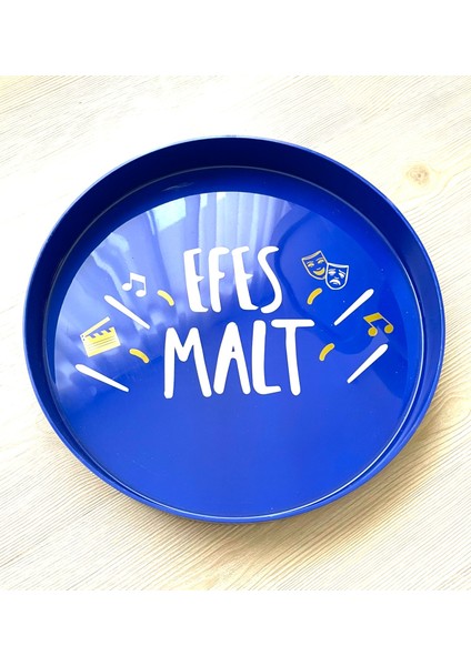 34 cm Çapında Efes Malt Tepsi Sunumlu Bira Tepsisi modelleri