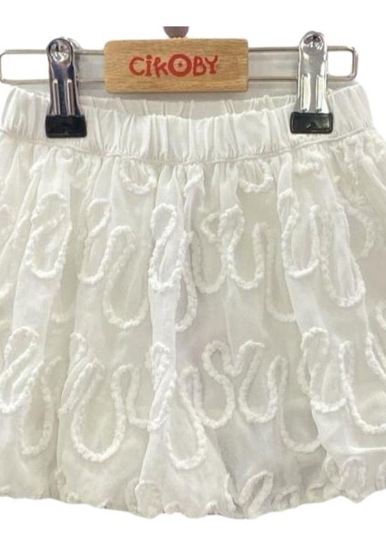 Kız Bebek Desenli Şifon Etek modelleri