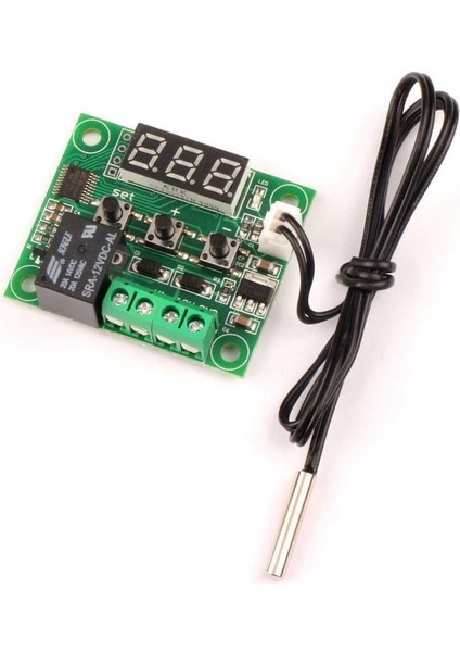 W1209 Termostat Dijital Röleli - Sıcaklık Kontrol Kartı