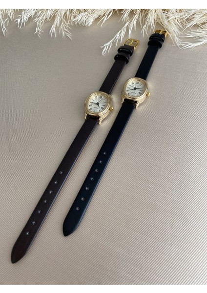 Retro Minimal Vintage Deri Kordon Kadın Kol Saati indirimleri