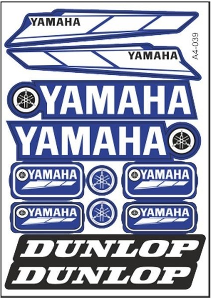 A4 Sticker 039 Tek Paket Çoklu Sticker