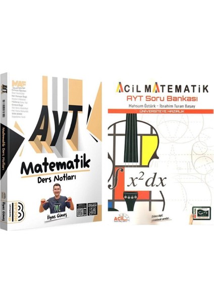 2025 AYT Matematik Ders Notları ve AYT Matematik Soru Bankası