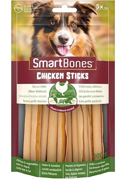 Smart Bones Tavuklu Stick Köpek Ödülü 5'li 100 gr