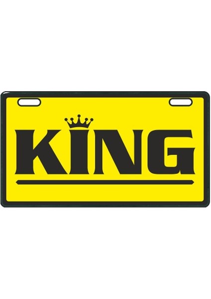 SEVENKARDEŞLER Sarı Kıng E-bike Plakalık