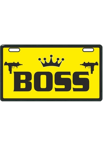 SEVENKARDEŞLER Sarı Boss E-bike Plakalık