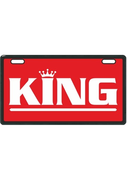 SEVENKARDEŞLER Kırmızı Kıng E-bike Plakalık