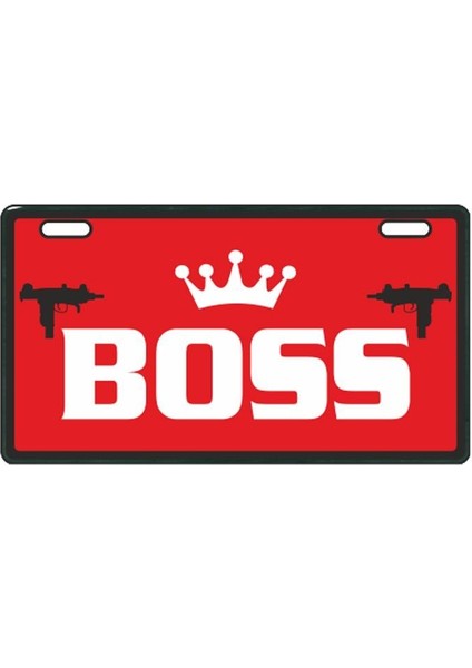 SEVENKARDEŞLER Kırmızı Boss E-bike Plakalık