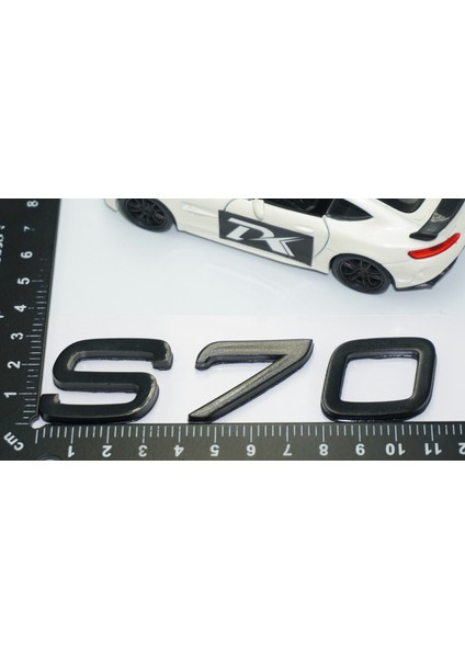S70 Siyah Abs 3m 3D Bagaj Yazı Logo Volvo Ile Uyumlu modelleri