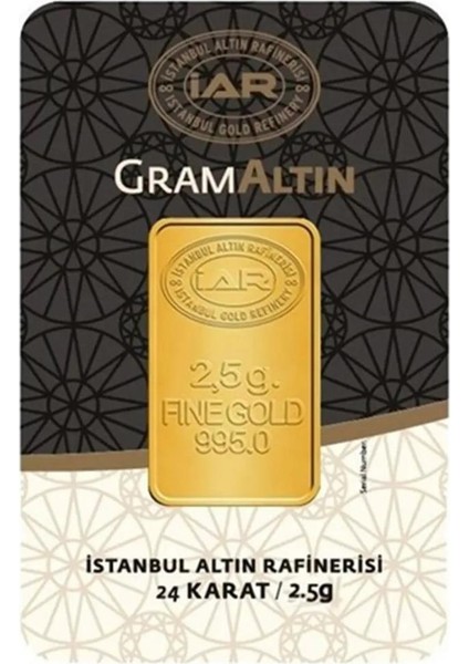 2.5 Gram 24 Ayar Külçe Gram Altın Ziynet Gold modelleri