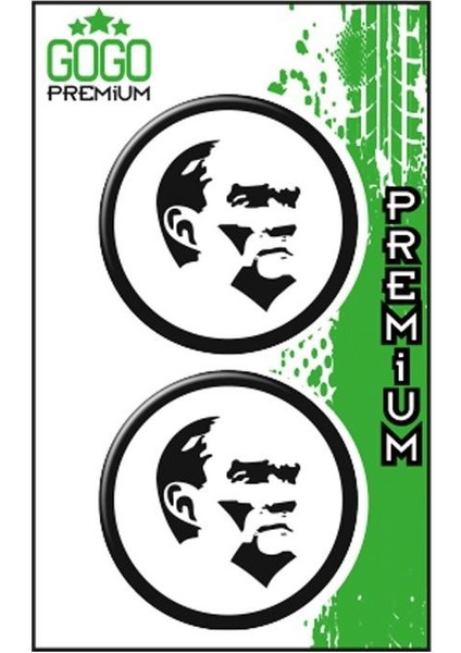 Sevenkardeşler Atatürk 1 (5X5 Cm) İkili Damla Etiket