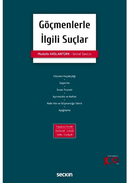 Göçmenlerle İlgili Suçlar - Mustafa Arslantürk