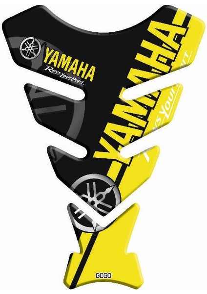 Yamaha Uyumlu Sarı 1403 Tank Pad 564