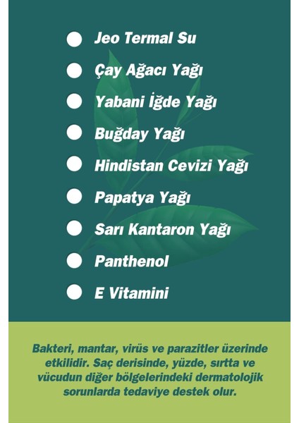 Saç Ve Vücut Şampuanı 500 Ml Beyaz (Çay Ağacı Yağı / Tea Tree Oıl) fiyatları