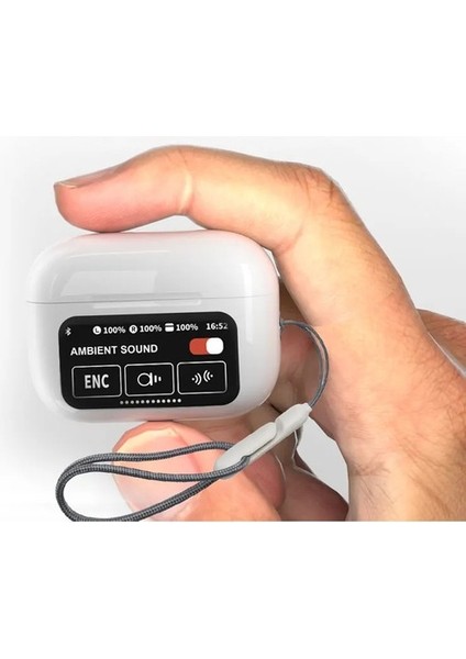 Dokunmatik Dijital Amoled Ekranlı Bluetooth Kulaklık 3. Nesil Muadil Enc Kablosuz Kulaklık (2024) fırsatları