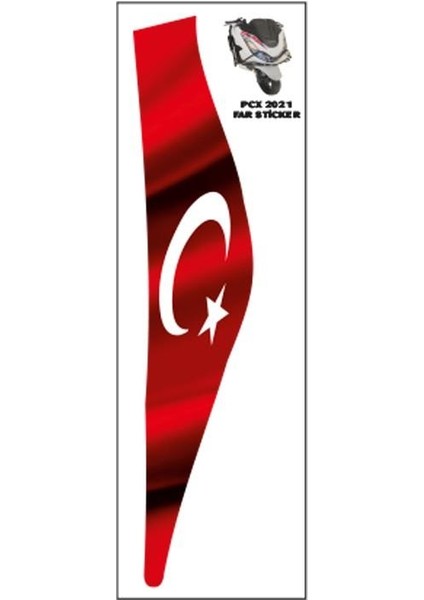 Honda Pcx 2021 - 2024 Uyumlu Far Sticker