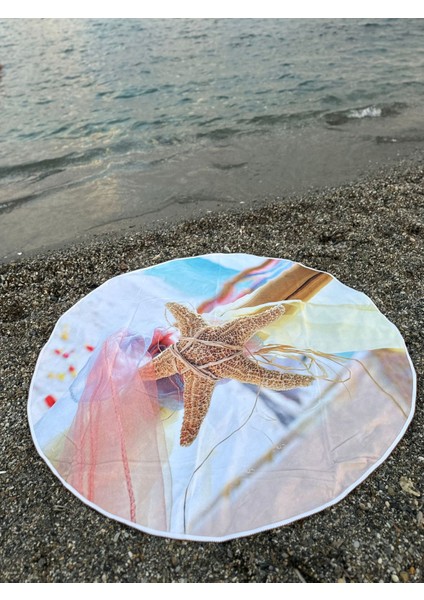 Yuvarlak Plaj, Kamp, Piknik Örtüsü Çap 150 Cm