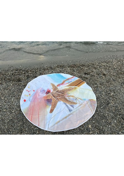 Yuvarlak Plaj, Kamp, Piknik Örtüsü Çap 150 Cm