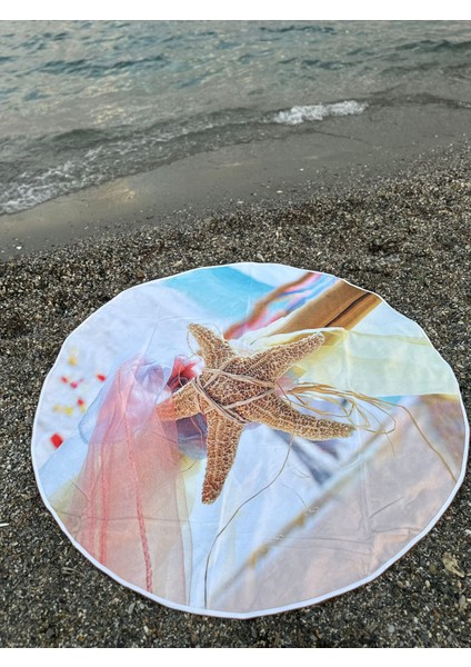 Yuvarlak Plaj, Kamp, Piknik Örtüsü Çap 150 Cm