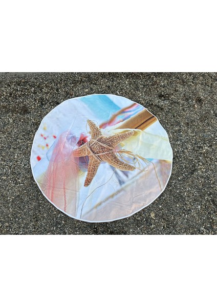 Yuvarlak Plaj, Kamp, Piknik Örtüsü Çap 150 Cm