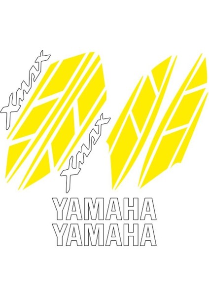 Yamaha Xmax Uyumlu Sticker Set 001