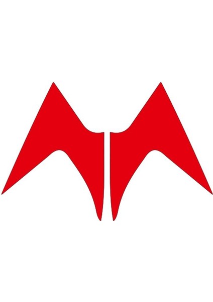 Mondial Mh Drift 2011 - 2020 Uyumlu Kırmızı Ön Siperlik Yan Sticker