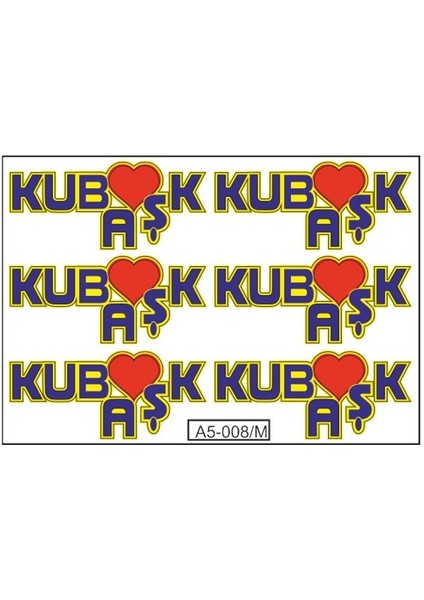 A5 Sticker 014 Tek Paket Çoklu Sticker