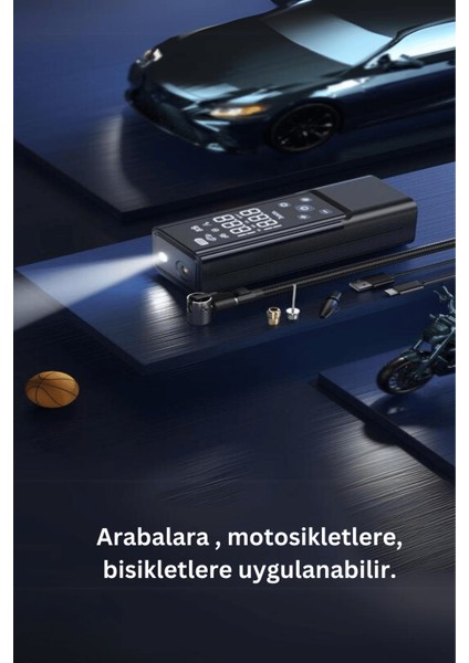 Zpp7 Dijital Göstergeli 5000 Mah Bataryalı Kablosuz Hava Kompresörü modelleri