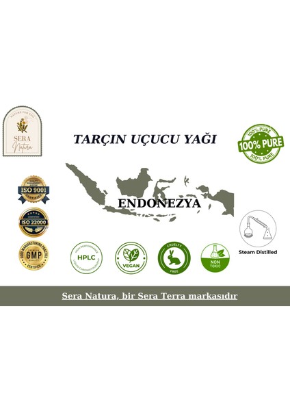 Sera Natura Tarçın Uçucu Yağı %100 Saf 5 ml