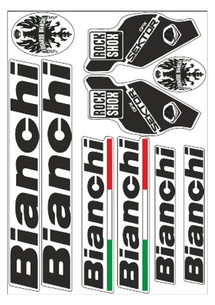 Bianchi 003 Bisiklet Sticker