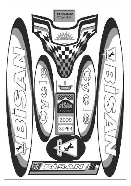 Bisan 003 Bisiklet Sticker