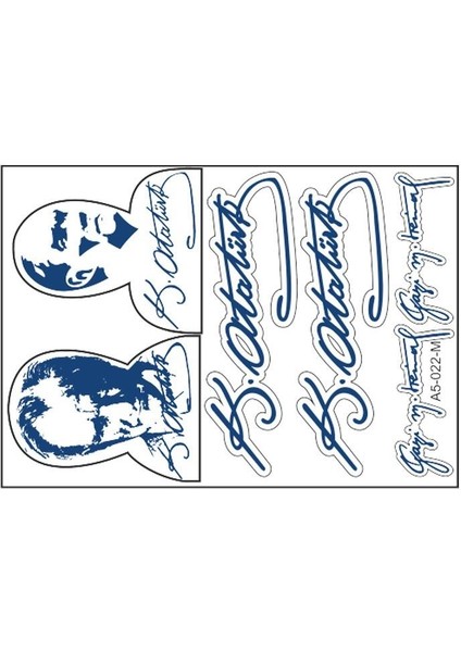 A5 Sticker 033 Tek Paket Çoklu Sticker