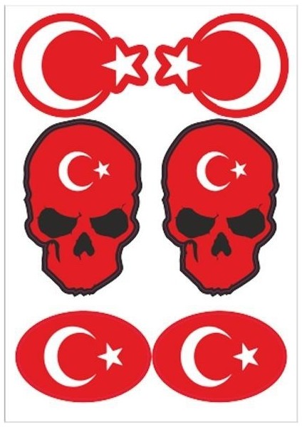 A5 Sticker 065 Tek Paket Çoklu Sticker