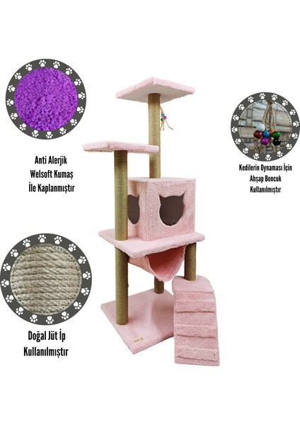 Kedi Tırmalama Evi %100 Müşteri Memnuniyeti Çok Katlı Buluthouse Model