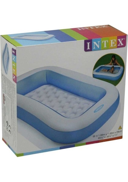 151-200 cm Intex Dikdörtgen Havuz Mavi 3 Kişilik 20 - 34 cm Pompa Dahil Değildir Şişme indirimleri