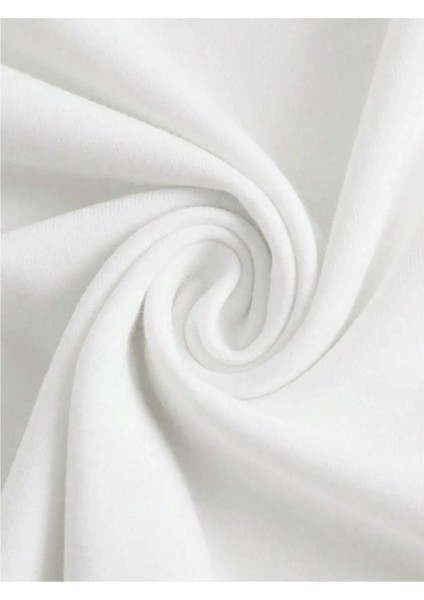 Beyaz Örümcek Adam Spiderman Logo Tasarım Baskılı Crop Body modelleri